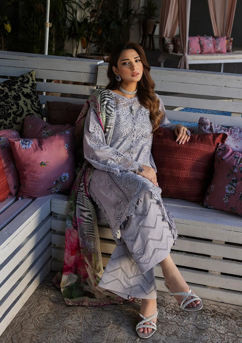 Kahf Premium | Luxury Lawn 25 | KLR-04 Lilia by Kahf Premium - Designer Dress - Type: Ladies Clothes - Available at Libayah - 100% Original