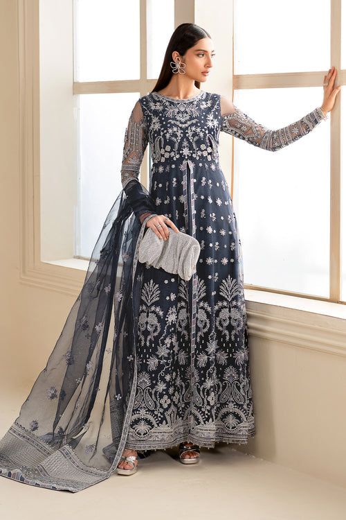 Baroque | Luxury Pret 24 | NET UF-621 by Baroque - Designer Dress - Type: Ladies Clothes - Available at Libayah - 100% Original