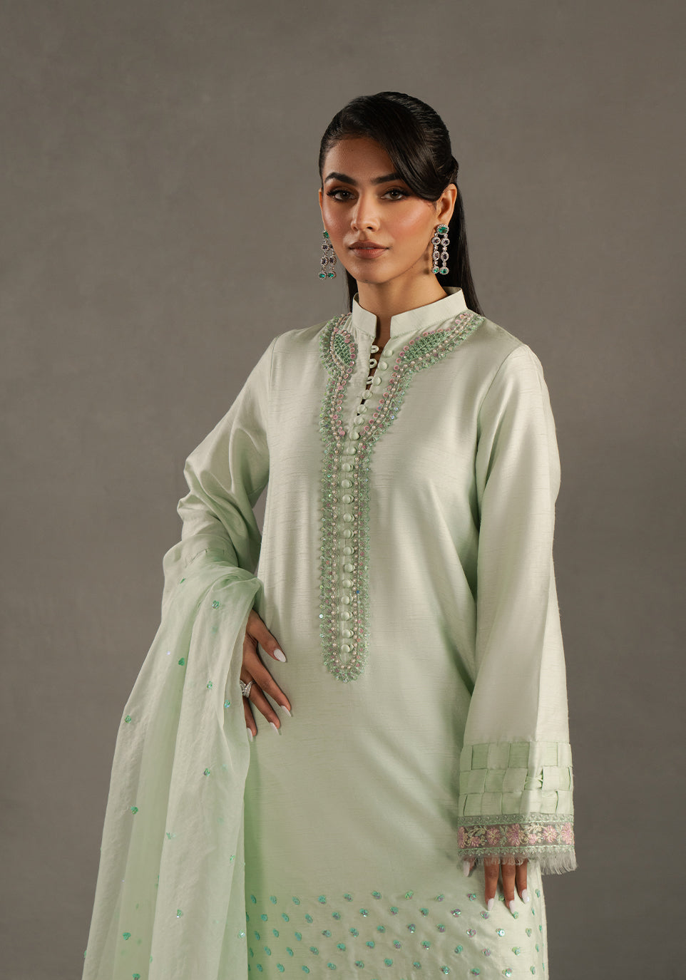Zarqash | Silk Edit | ZQS 021 VANAYA by Zarqash - Designer Dress - Type: Ladies Clothes - Available at Libayah - 100% Original
