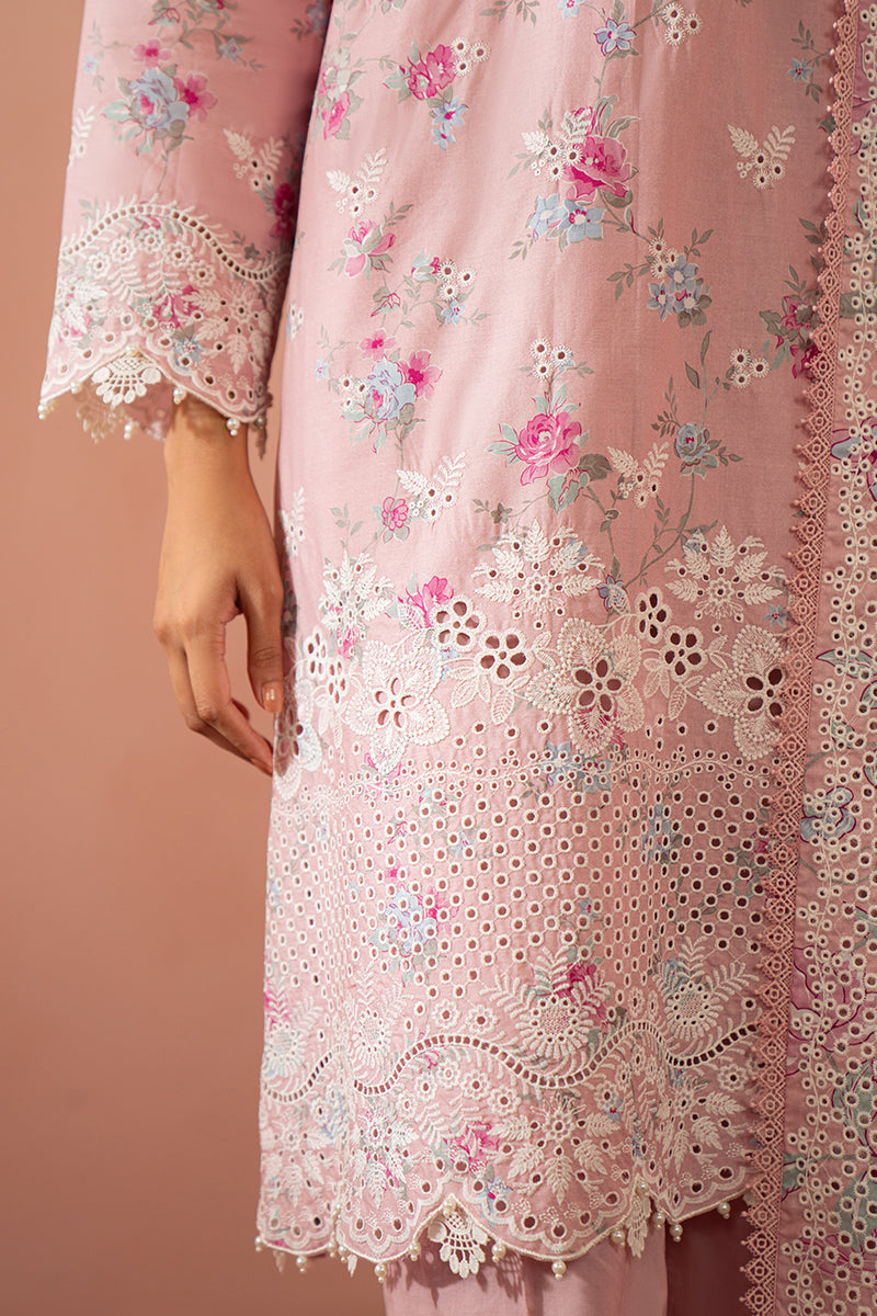 Cross Stitch | Cambric Lawn 24 | GARNET BLUSH by Cross Stitch - Designer Dress - Type: Casuals - Available at Libayah - 100% Original