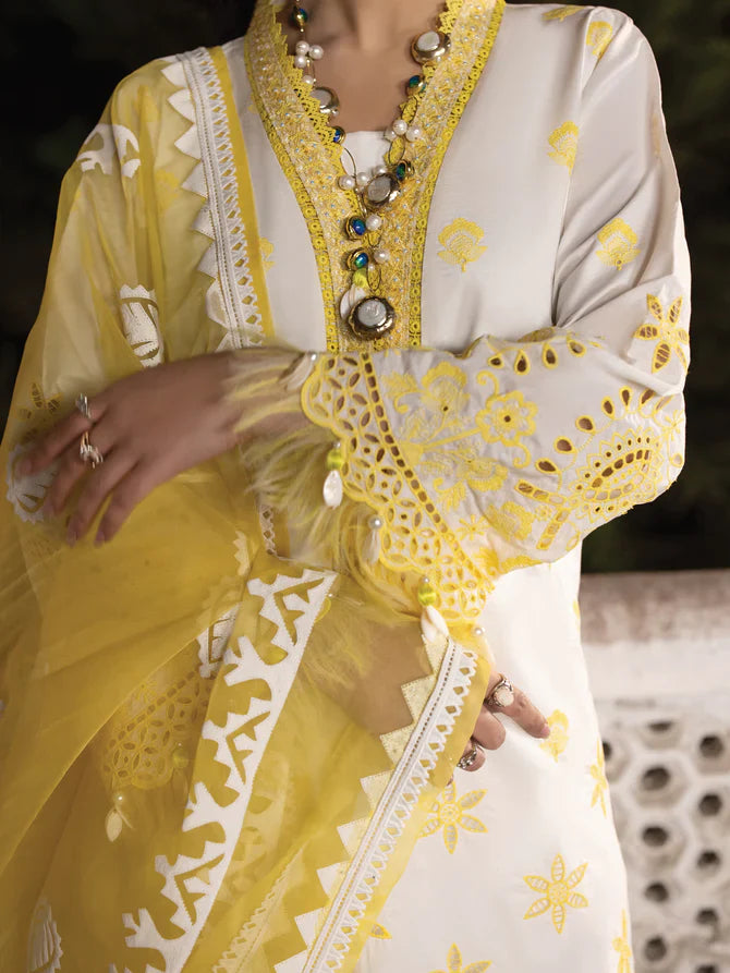 Faiza Faisal | Maya Luxury Lawn | Ceren by Faiza Faisal - Designer Dress - Type: Ladies Clothes - Available at Libayah - 100% Original