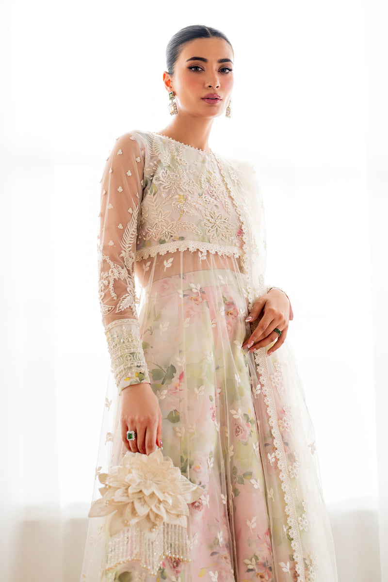 Baroque | Formal Collection | NET UF-686 by Baroque - Designer Dress - Type: Ladies Clothes - Available at Libayah - 100% Original