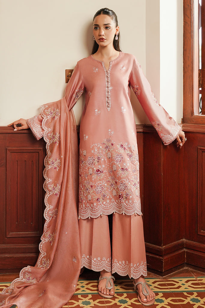 Cross Stitch | Satin De Luxe | MYSTIC PINK by Cross Stitch - Designer Dress - Type: Luxury - Available at Libayah - 100% Original