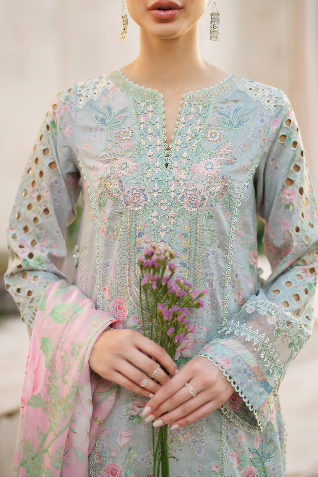Iznik | Festive lawn 24 | SFL-07 by Iznik - Designer Dress - Type: Ladies Clothes - Available at Libayah - 100% Original