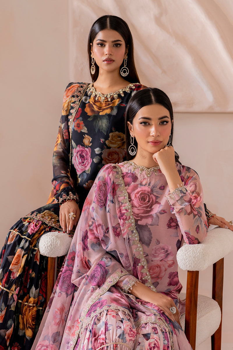 Baroque | Formal Collection | CHIFFON UF-708 by Baroque - Designer Dress - Type: Ladies Clothes - Available at Libayah - 100% Original