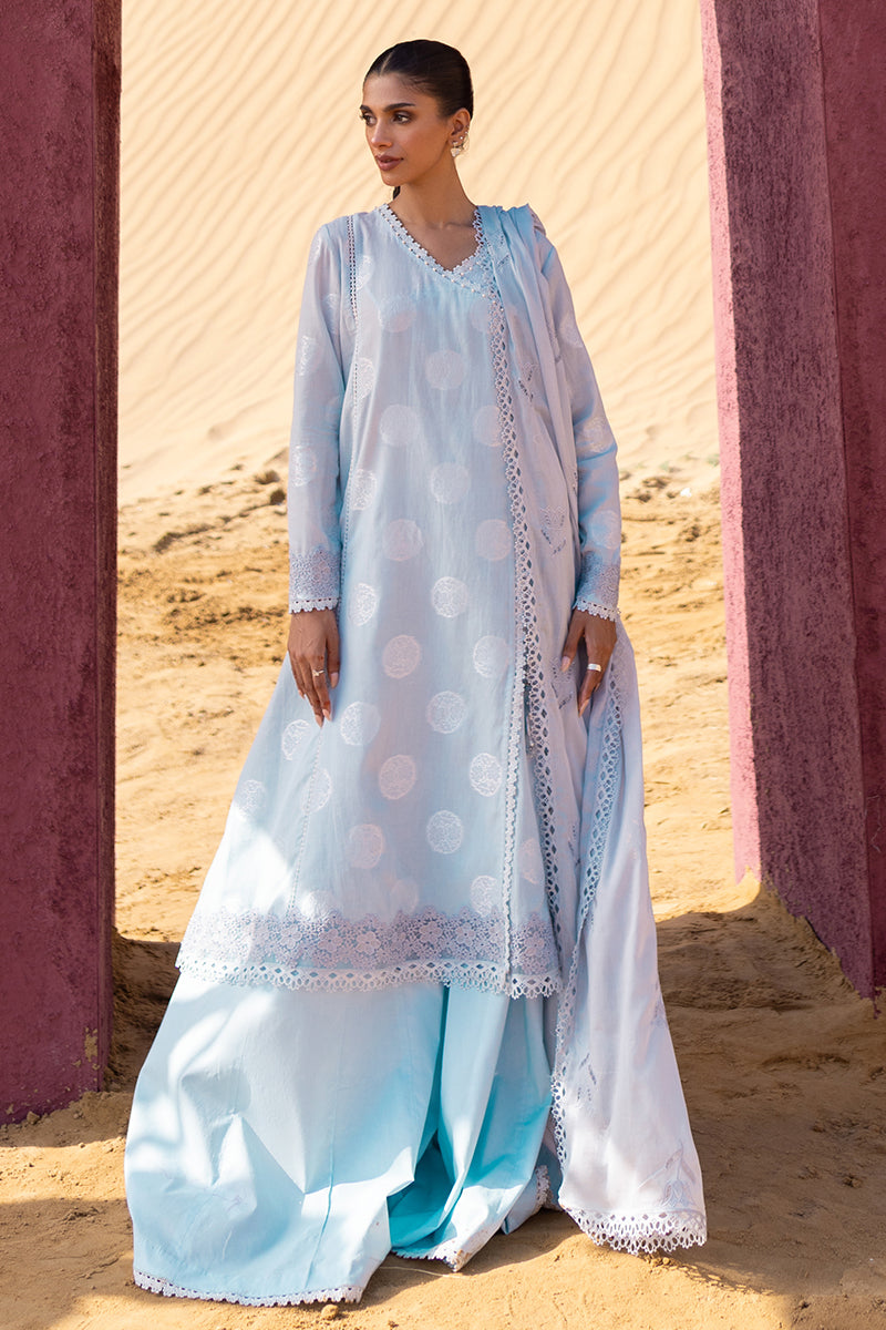 Cross Stitch | Eid Lawn 24 | CRYSTAL GLARE by Cross Stitch - Designer Dress - Type: Ladies Clothes - Available at Libayah - 100% Original
