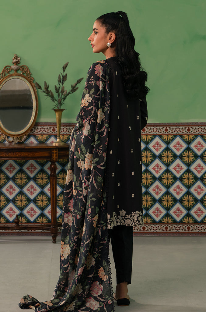 Cross Stitch | Mahiri Embroidered Lawn 24 | RAVEN FLORA by Cross Stitch - Designer Dress - Type: Ladies Clothes - Available at Libayah - 100% Original