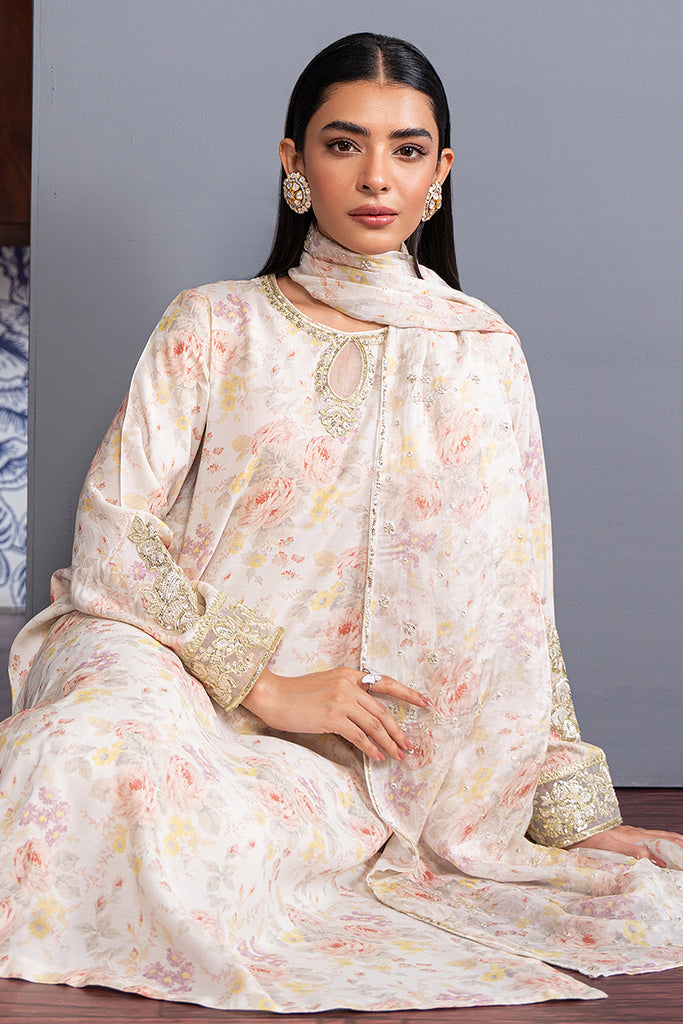 Cross Stitch | Luxury Pret | GILDED ROSE by Cross Stitch - Designer Dress - Type: Luxury - Available at Libayah - 100% Original