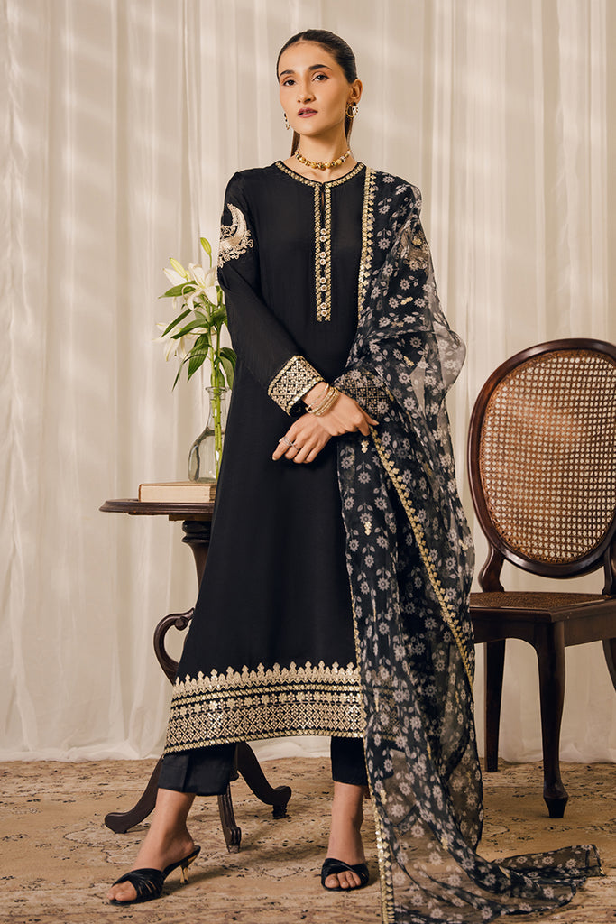 Cross Stitch | Luxury Pret | MOONSTRUCK by Cross Stitch - Designer Dress - Type: Luxury - Available at Libayah - 100% Original