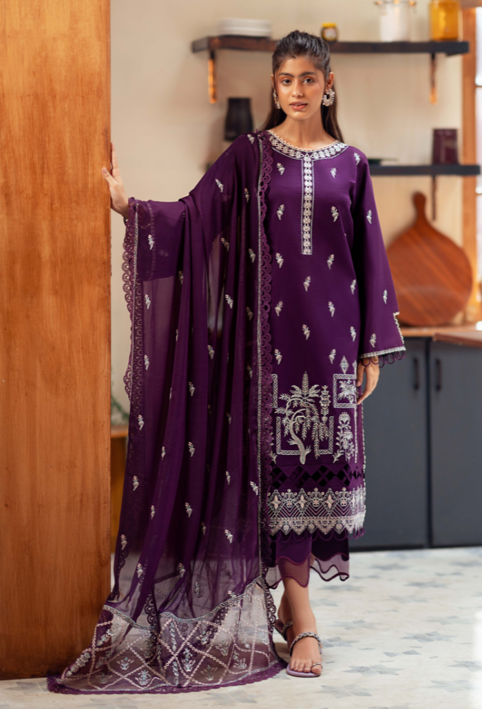 Humdum | Lala Rukh Lawn | Lalarukh - D05 by Humdum - Designer Dress - Type: Ladies Clothes - Available at Libayah - 100% Original