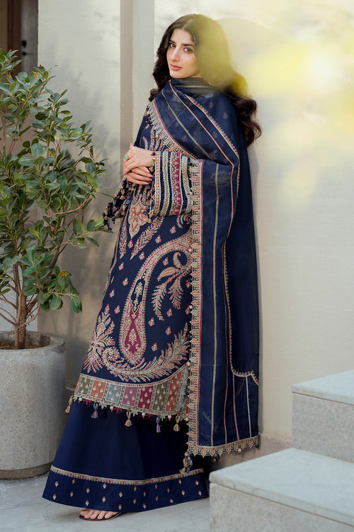 Jazmin | Shahkaar Luxury Lawn 25 | SL25-D8 by Jazmin - Designer Dress - Type: Ladies Clothes - Available at Libayah - 100% Original