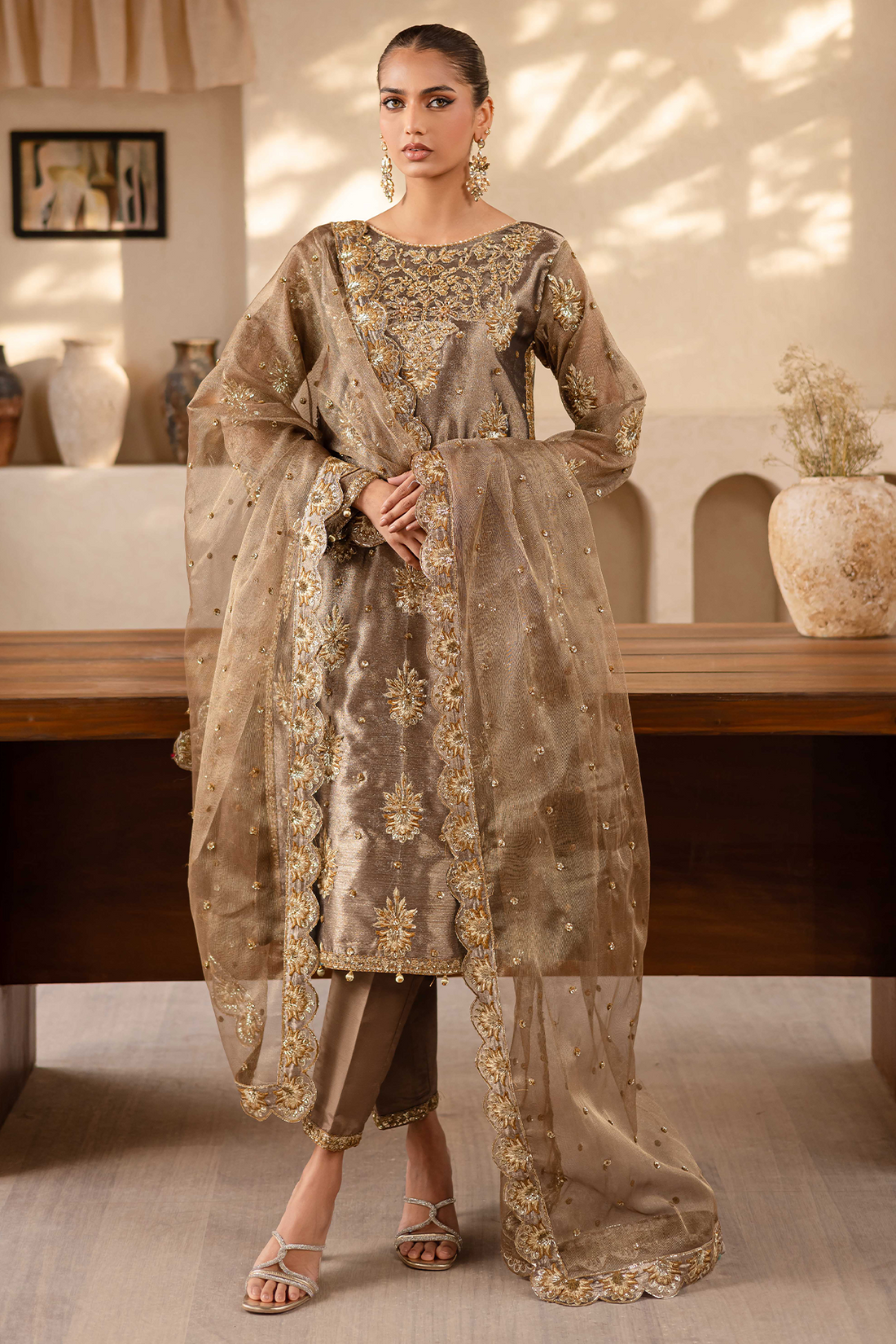 Emaan Adeel | Noore Festive Formals | RAVEEN by Emaan Adeel - Designer Dress - Type: Ladies Clothes - Available at Libayah - 100% Original