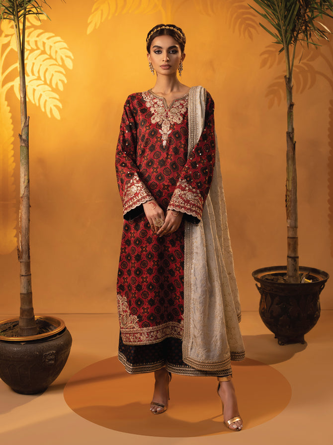 Faiza Faisal | Signature Pret Eid Edit |Carina by Faiza Faisal - Designer Dress - Type: Ladies Clothes - Available at Libayah - 100% Original