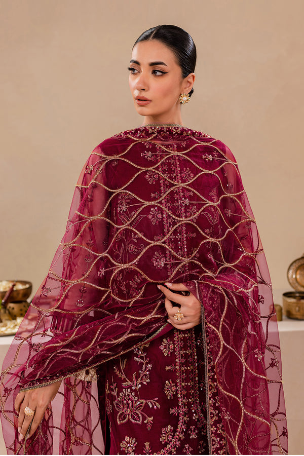 Farasha | Lumiere Luxury Collection 23 |ROUGE PINK by Farasha - Designer Dress - Type: Ladies Clothes - Available at Libayah - 100% Original