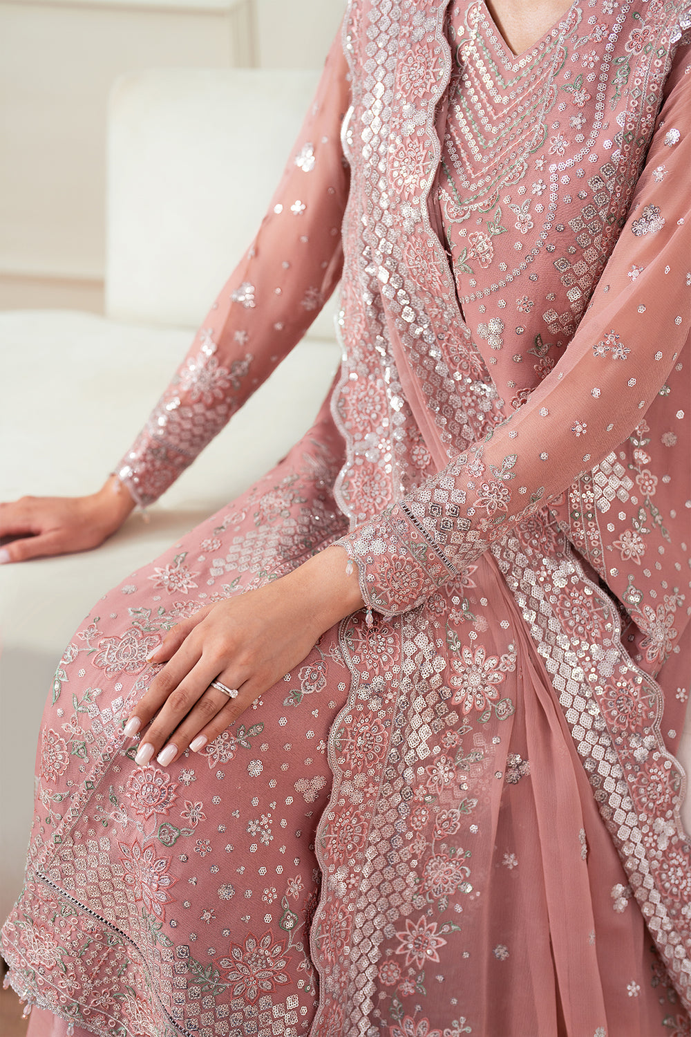 Farasha | Essence Formals 25 | Mauve Light by Farasha - Designer Dress  - Type : Ladies Clothes - Available at Libayah - 100% Original 