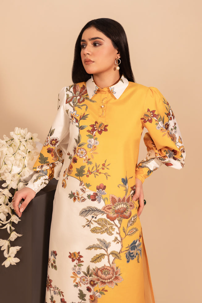 Fozia Khalid | Print Edit | Celestine by Fozia Khalid - Designer Dress - Type: Casuals - Available at Libayah - 100% Original