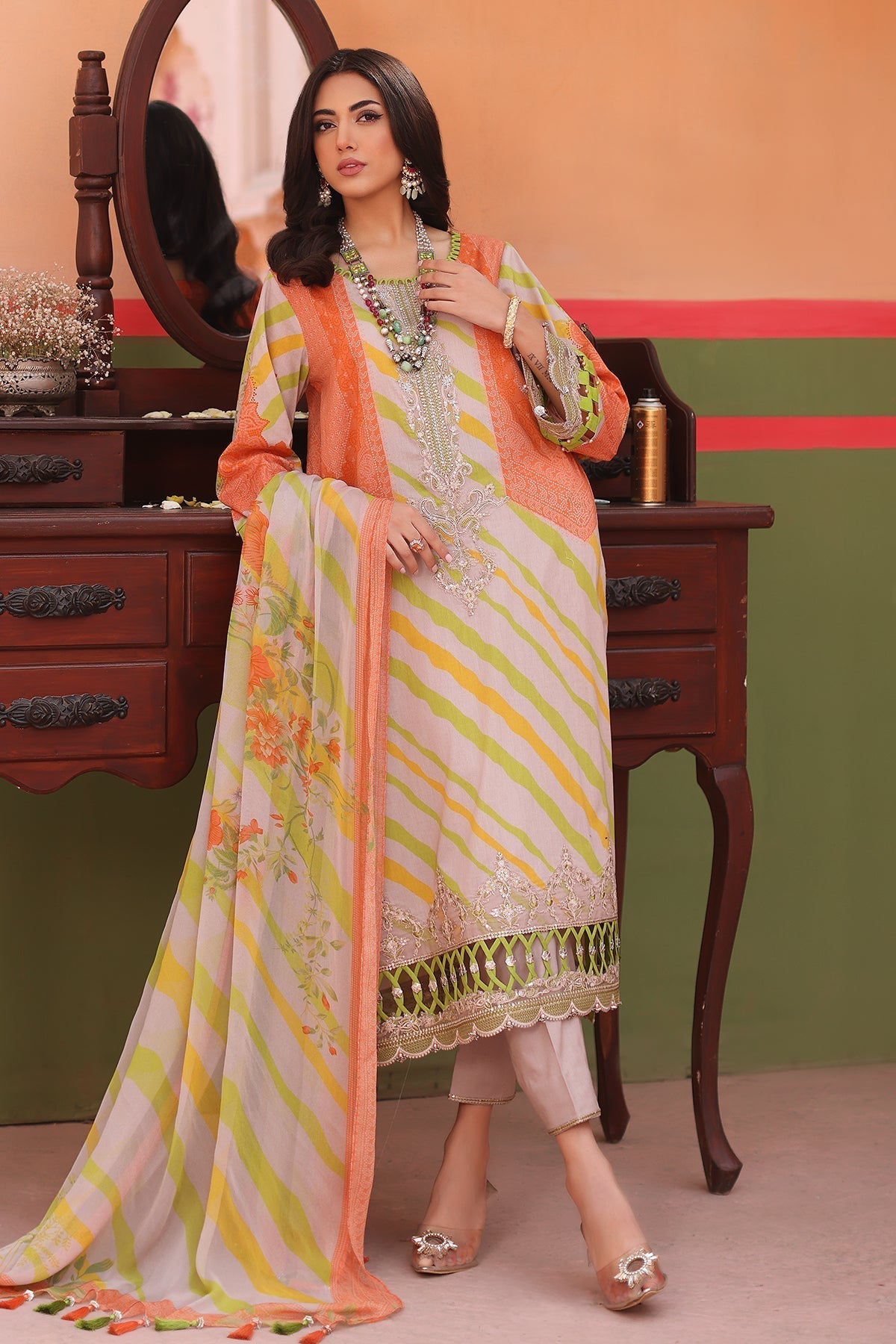 Charizma | Lawn Collection 24 | AG4-06 by Charizma - Designer Dress - Type: Casuals - Available at Libayah - 100% Original
