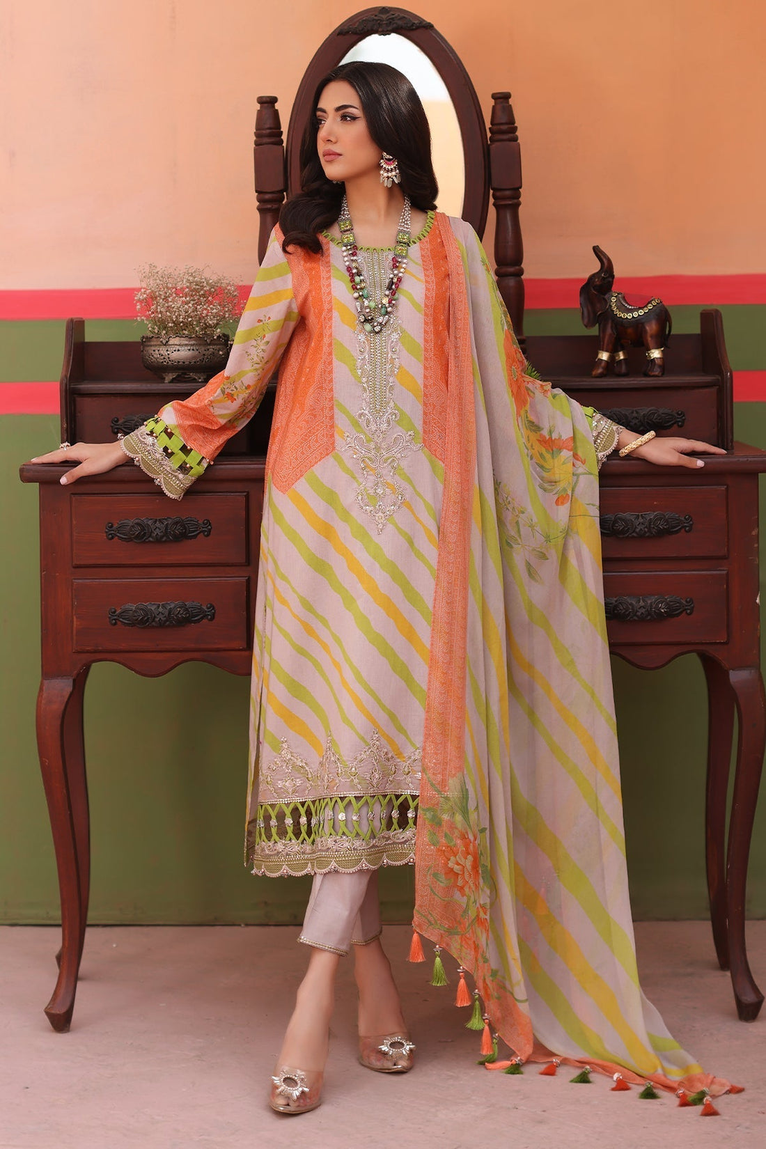 Charizma | Lawn Collection 24 | AG4-06 by Charizma - Designer Dress - Type: Casuals - Available at Libayah - 100% Original