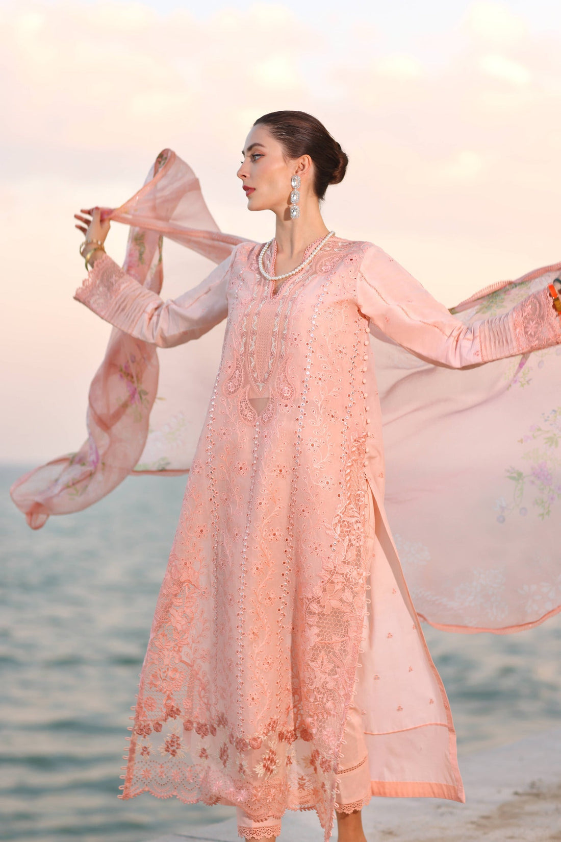 Noor by Saadia Asad | Eid Luxury Laserkari 25 | D3-B by Noor by Saadia Asad - Designer Dress - Type: Ladies Clothes - Available at Libayah - 100% Original