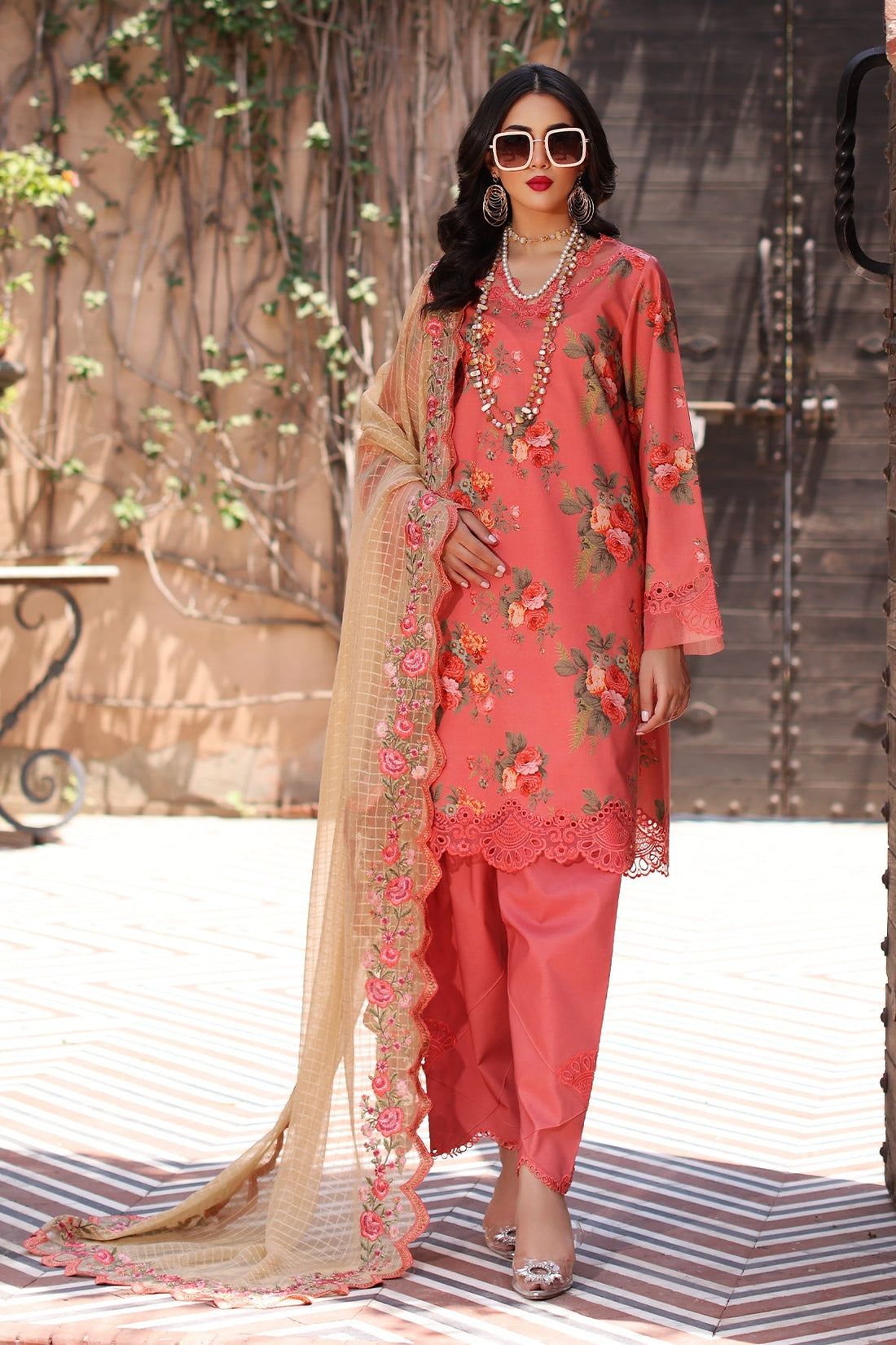 Charizma | Lawn Collection 24 | AS4-28 by Charizma - Designer Dress - Type: Casuals - Available at Libayah - 100% Original