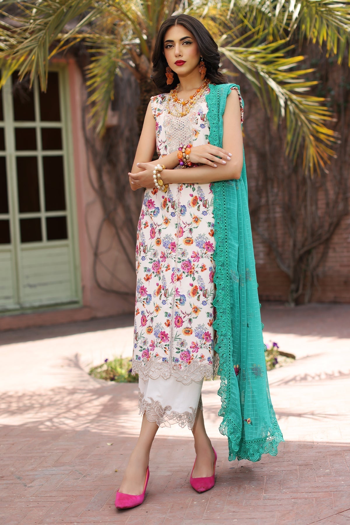 Charizma | Lawn Collection 24 | AS4-30 by Charizma - Designer Dress - Type: Casuals - Available at Libayah - 100% Original