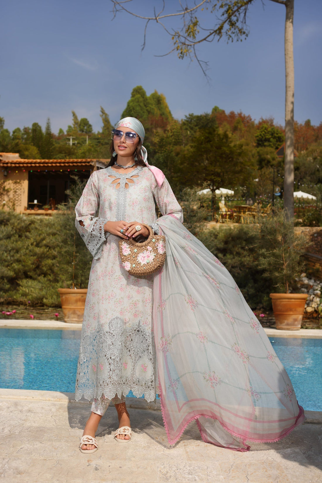 Noor by Saadia Asad | Luxe Chikankari 25 | D7-B by Noor by Saadia Asad - Designer Dress - Type: Ladies Clothes - Available at Libayah - 100% Original