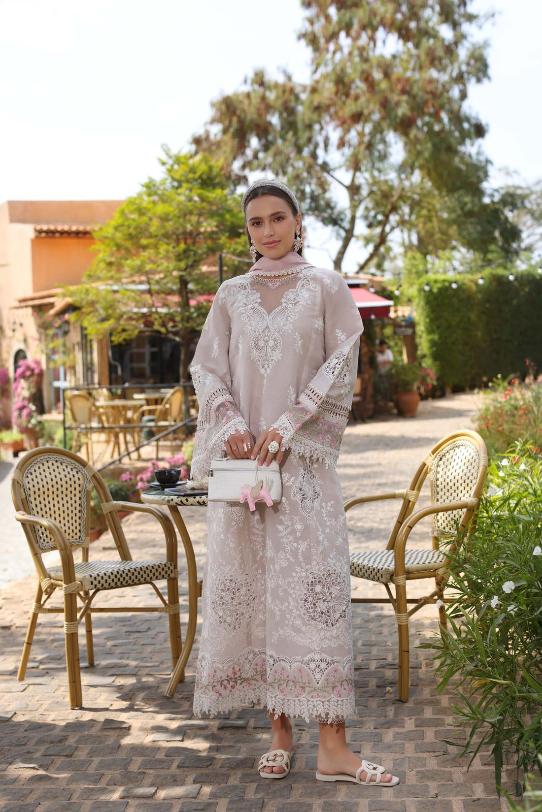Noor by Saadia Asad | Luxe Chikankari 25 | D4-A by Noor by Saadia Asad - Designer Dress - Type: Ladies Clothes - Available at Libayah - 100% Original