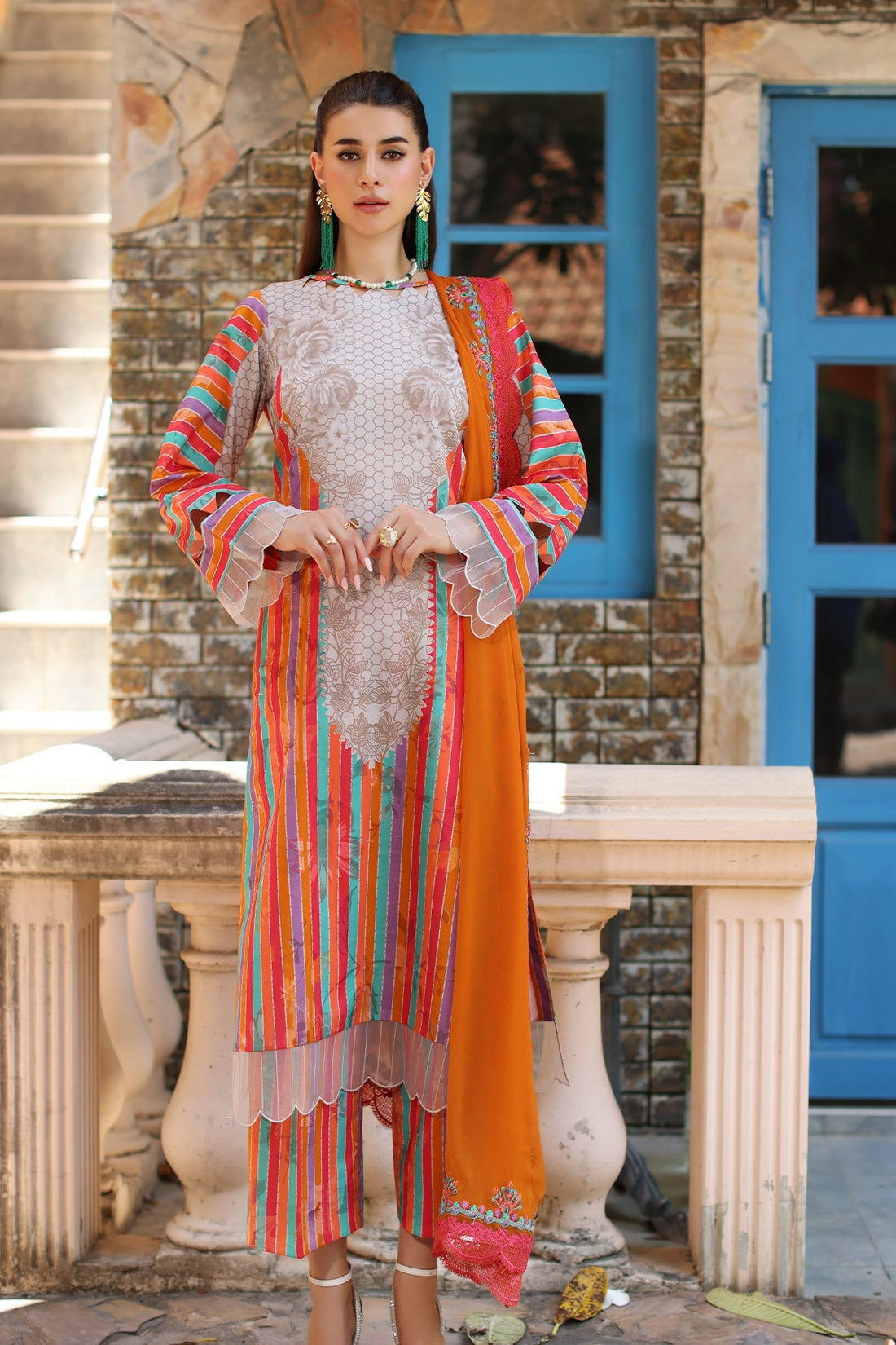 Charizma | Lawn Collection 24 | AS4-25 by Charizma - Designer Dress - Type: Casuals - Available at Libayah - 100% Original