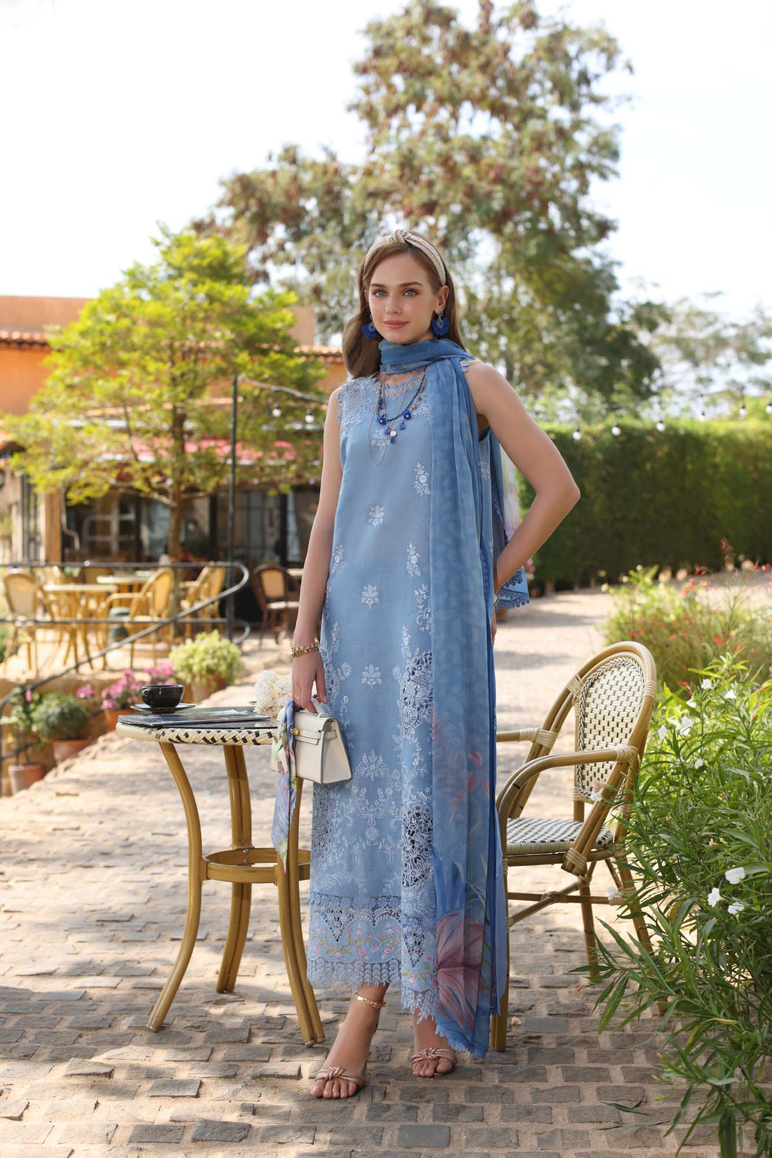 Noor by Saadia Asad | Luxe Chikankari 25 | D4-B by Noor by Saadia Asad - Designer Dress - Type: Ladies Clothes - Available at Libayah - 100% Original