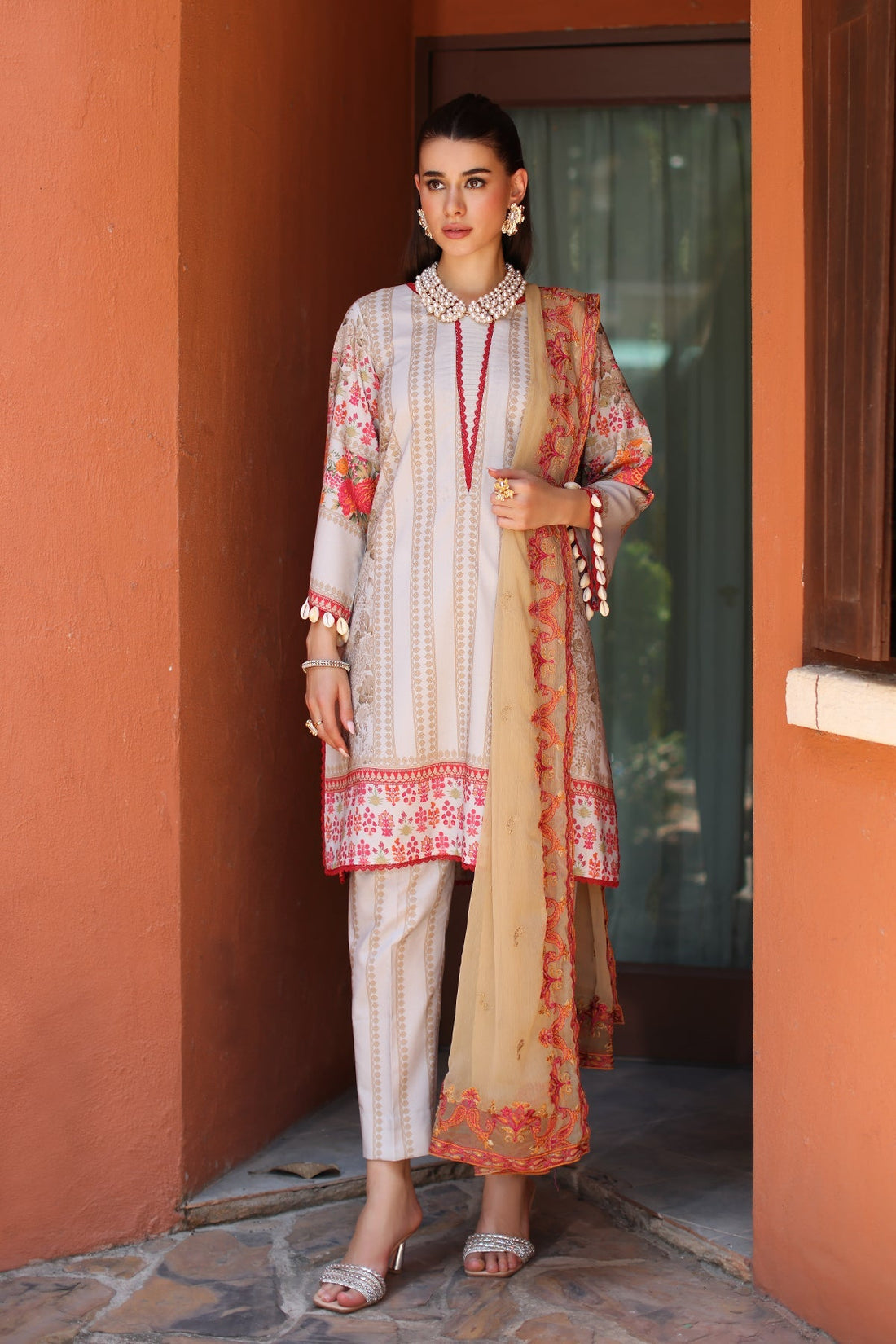 Charizma | Lawn Collection 24 | AS4-22 by Charizma - Designer Dress - Type: Casuals - Available at Libayah - 100% Original