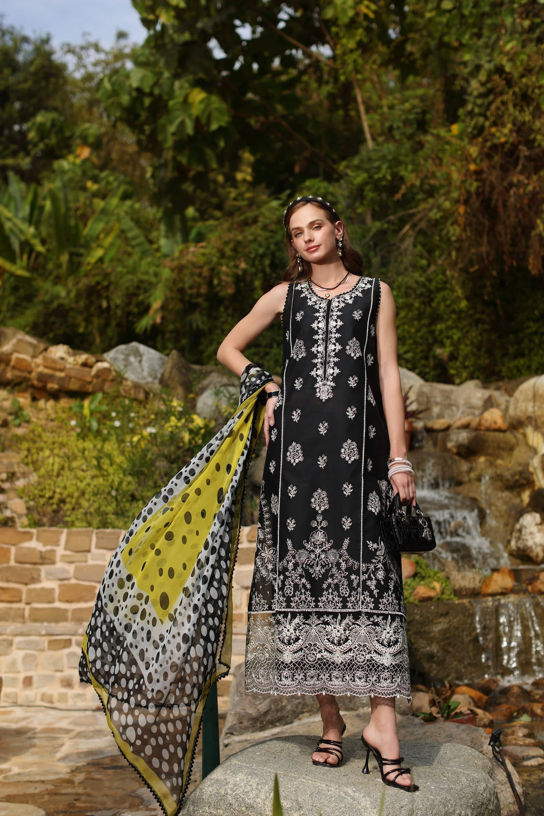 Noor by Saadia Asad | Luxe Chikankari 25 | D3-B by Noor by Saadia Asad - Designer Dress - Type: Ladies Clothes - Available at Libayah - 100% Original