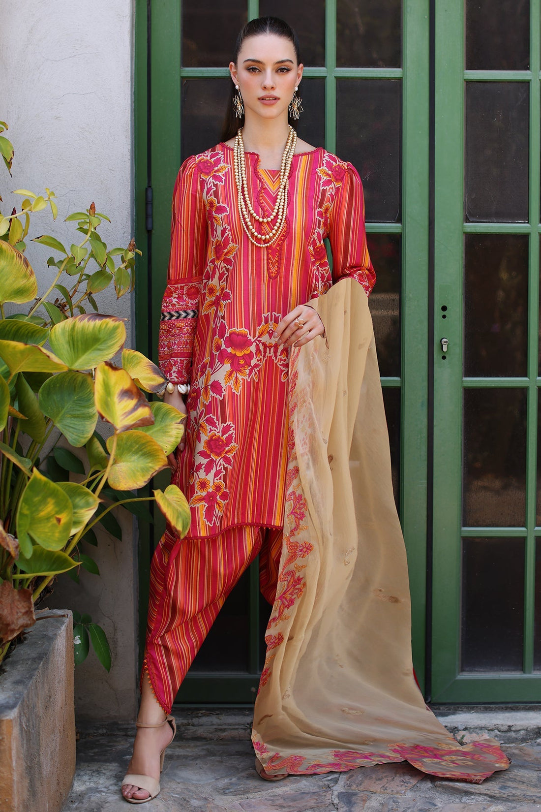 Charizma | Lawn Collection 24 | AS4-54 by Charizma - Designer Dress - Type: Casuals - Available at Libayah - 100% Original