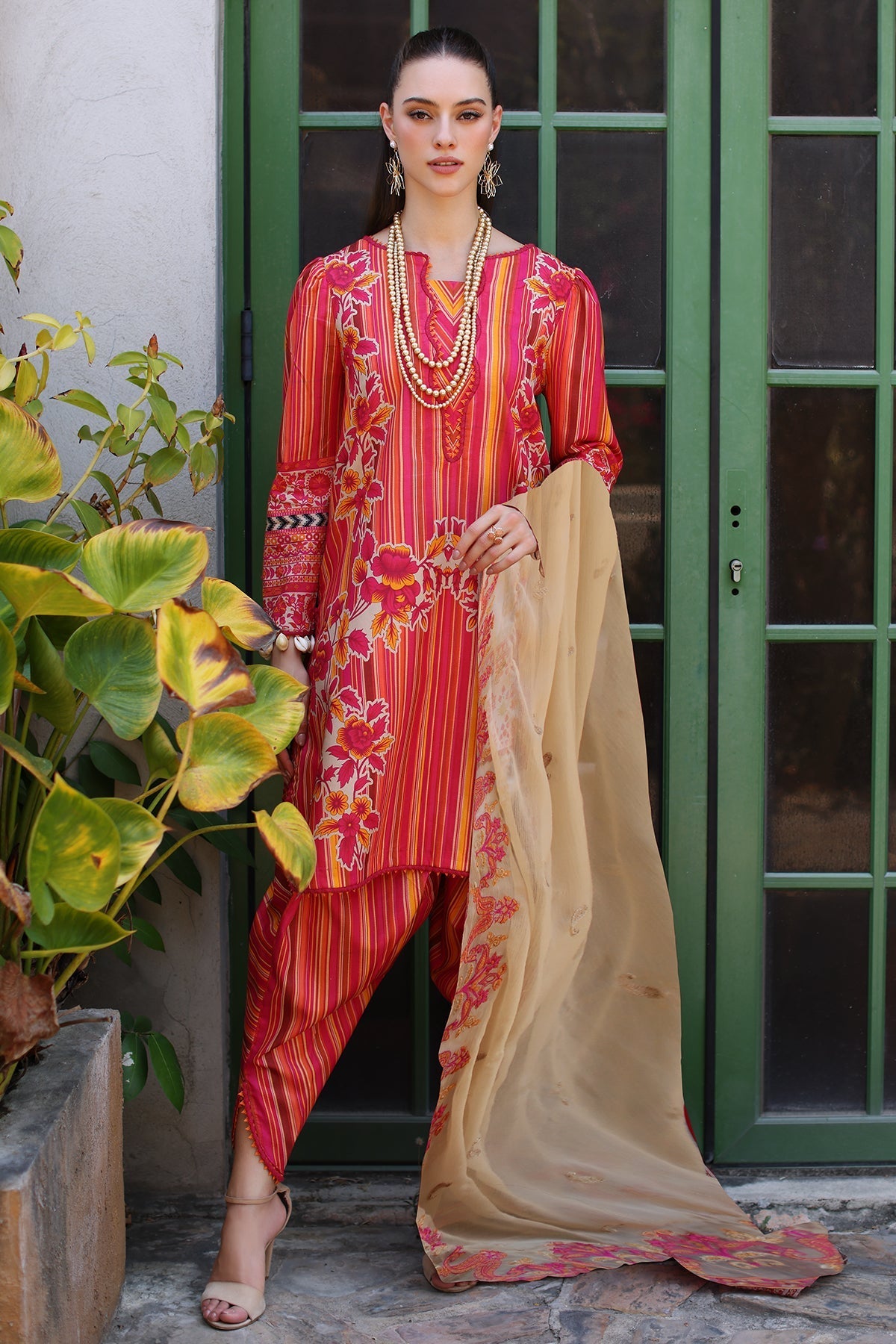 Charizma | Lawn Collection 24 | AS4-54 by Charizma - Designer Dress - Type: Casuals - Available at Libayah - 100% Original