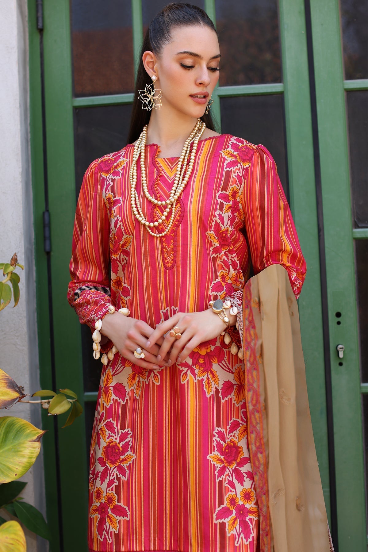Charizma | Lawn Collection 24 | AS4-54 by Charizma - Designer Dress - Type: Casuals - Available at Libayah - 100% Original