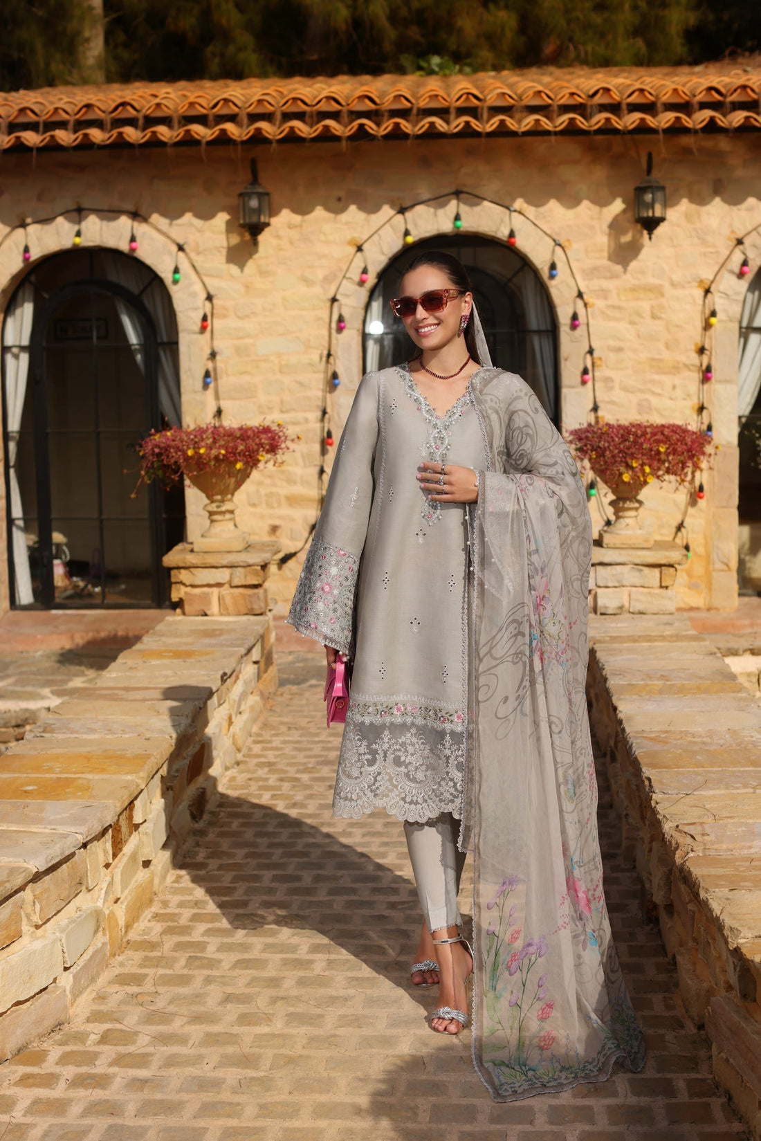 Noor by Saadia Asad | Luxe Chikankari 25 | D1-B by Noor by Saadia Asad - Designer Dress - Type: Ladies Clothes - Available at Libayah - 100% Original