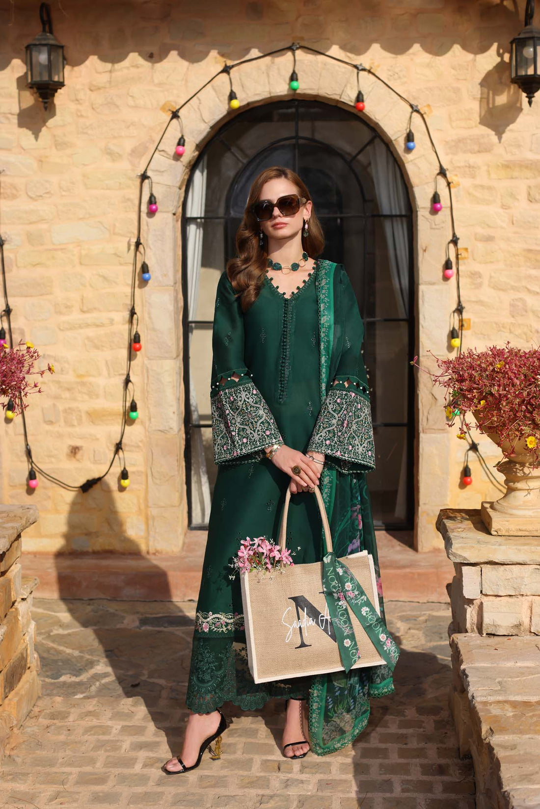Noor by Saadia Asad | Luxe Chikankari 25 | D1-A by Noor by Saadia Asad - Designer Dress - Type: Ladies Clothes - Available at Libayah - 100% Original