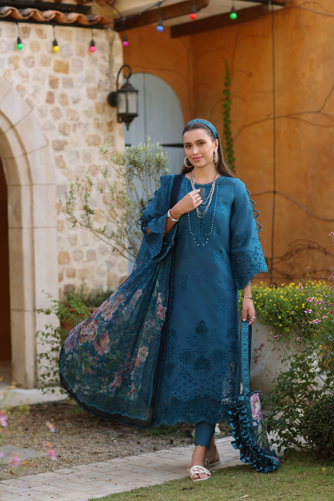 Noor by Saadia Asad | Luxe Chikankari 25 | D8-B by Noor by Saadia Asad - Designer Dress - Type: Ladies Clothes - Available at Libayah - 100% Original