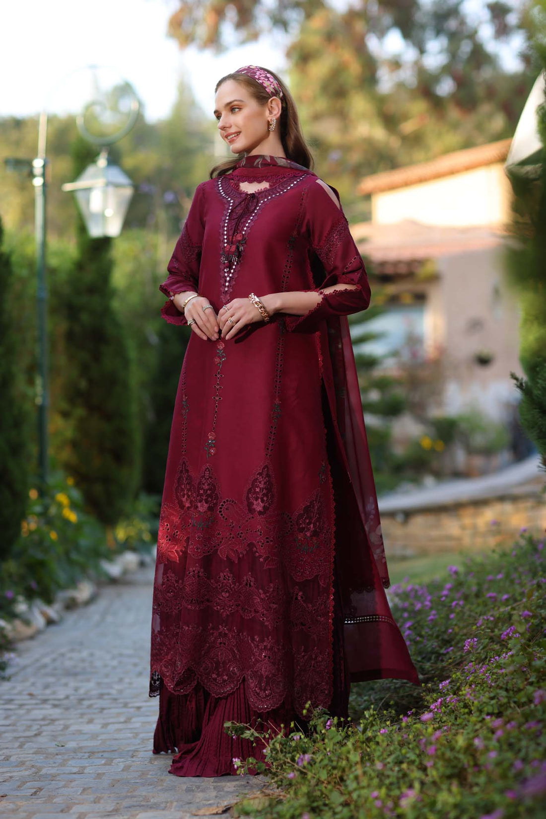 Noor by Saadia Asad | Luxe Chikankari 25 | D6-A by Noor by Saadia Asad - Designer Dress - Type: Ladies Clothes - Available at Libayah - 100% Original