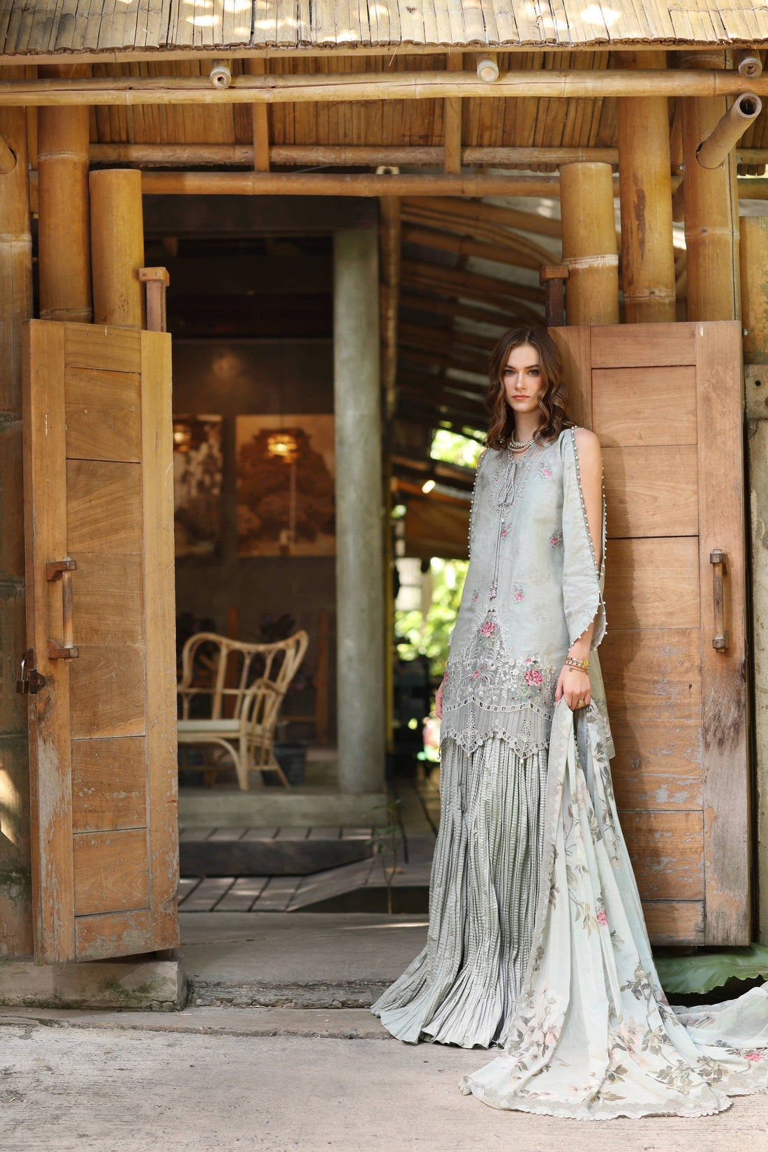 Noor by Saadia Asad | Eid Luxe Printedkari | D2-A by Noor by Saadia Asad - Designer Dress - Type: Ladies Clothes - Available at Libayah - 100% Original