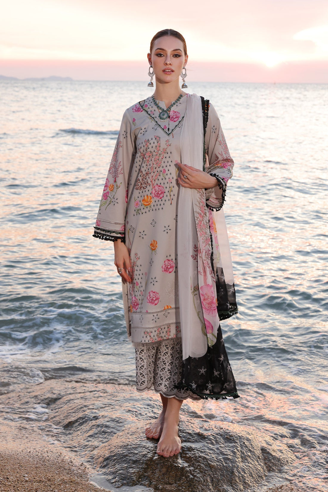 Charizma | Lawn Collection 24 | AS4-04 by Charizma - Designer Dress - Type: Casuals - Available at Libayah - 100% Original