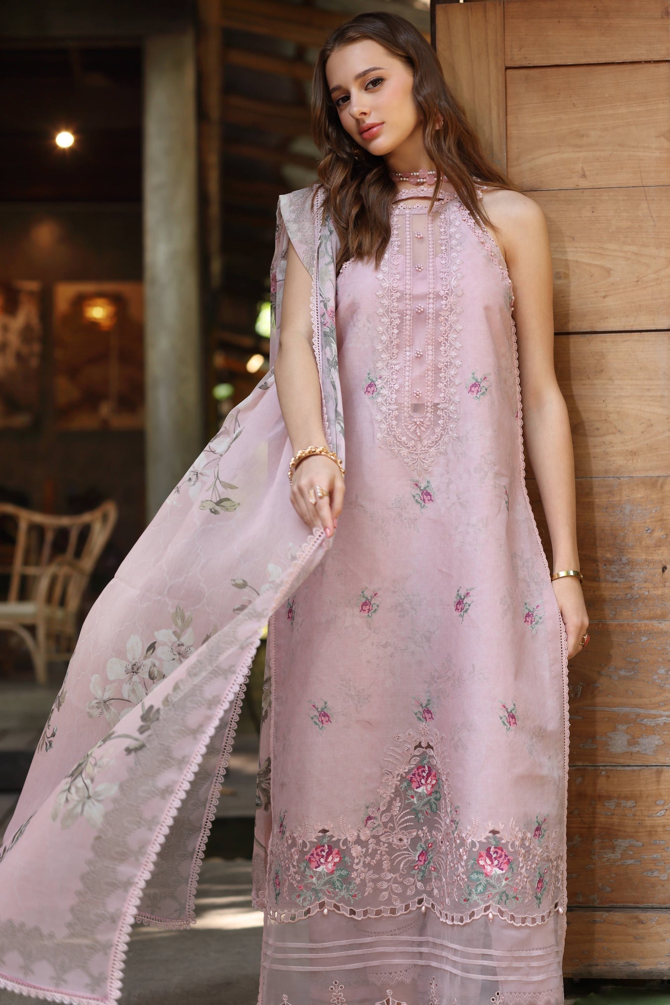 Noor by Saadia Asad | Eid Luxe Printedkari | D2-B by Noor by Saadia Asad - Designer Dress - Type: Ladies Clothes - Available at Libayah - 100% Original