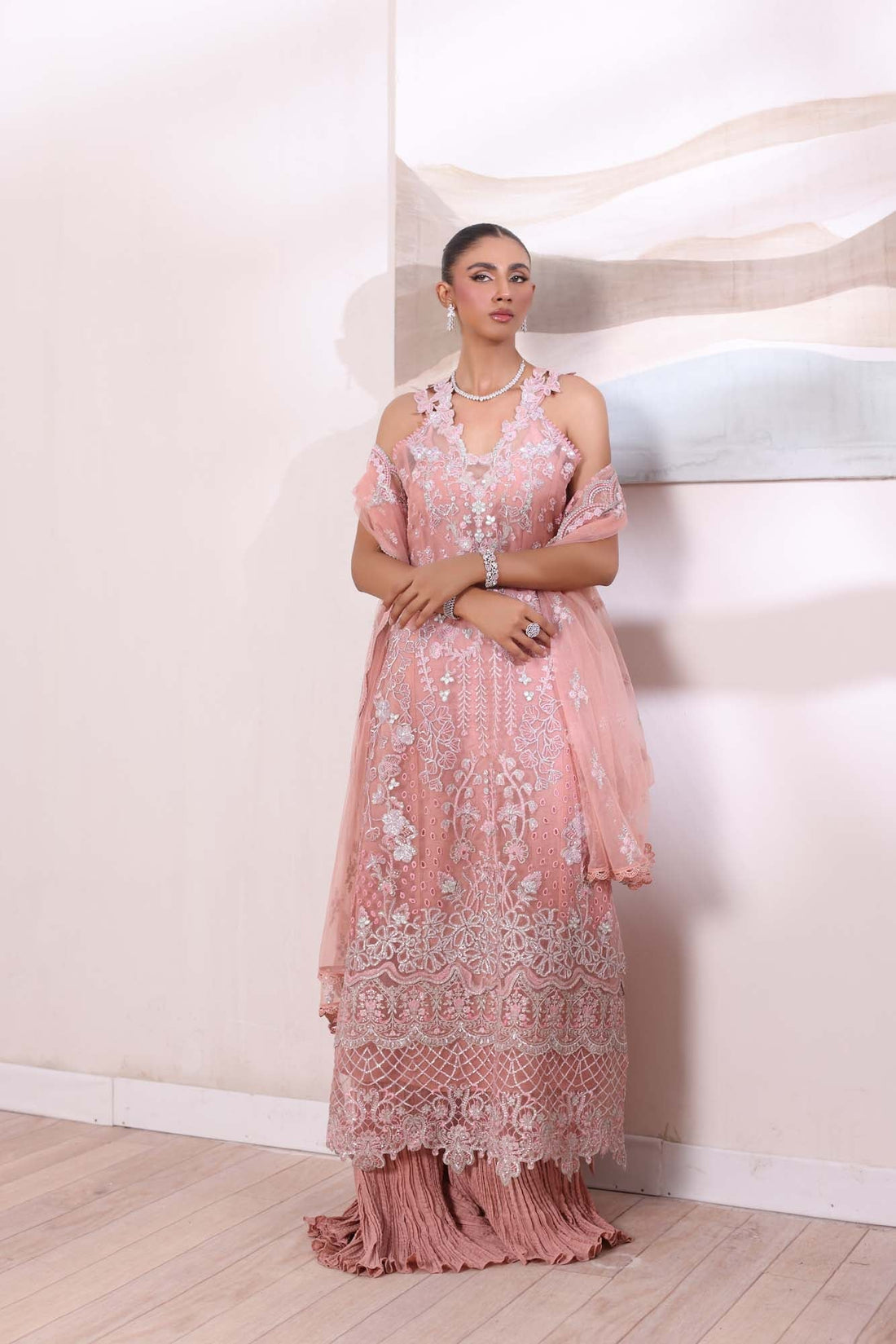 Noor by Saadia Asad | Noor Chiffon De Luxe | D6 by Noor by Saadia Asad - Designer Dress - Type: Formal - Available at Libayah - 100% Original