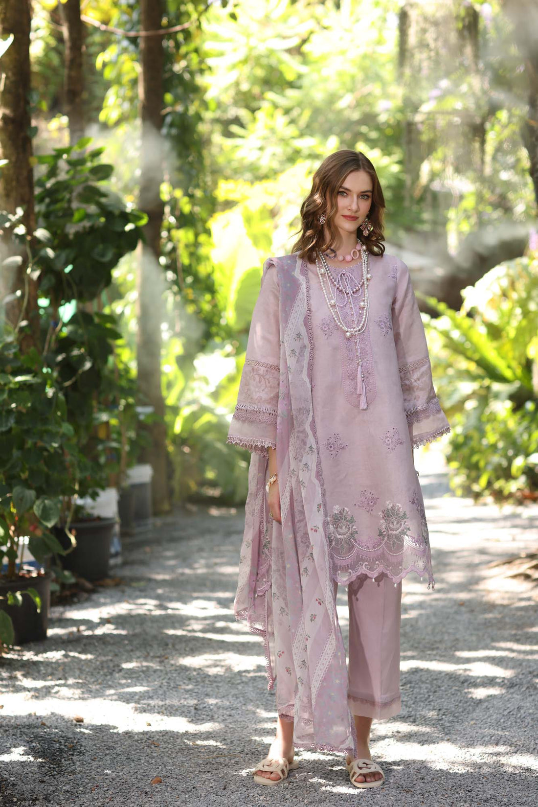 Noor by Saadia Asad | Eid Luxe Printedkari | D6-B by Noor by Saadia Asad - Designer Dress - Type: Ladies Clothes - Available at Libayah - 100% Original