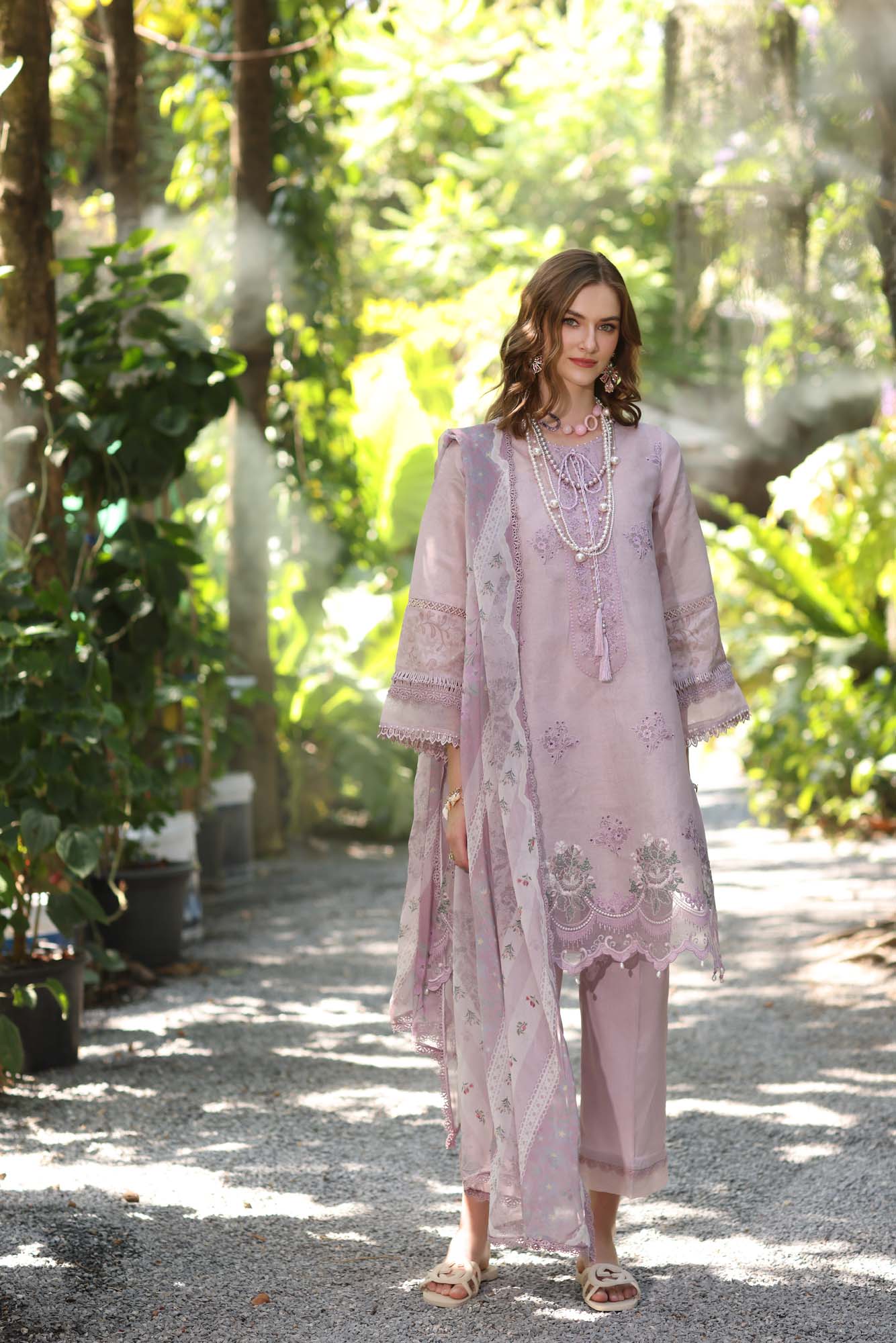 Noor by Saadia Asad | Eid Luxe Printedkari | D6-B by Noor by Saadia Asad - Designer Dress - Type: Ladies Clothes - Available at Libayah - 100% Original