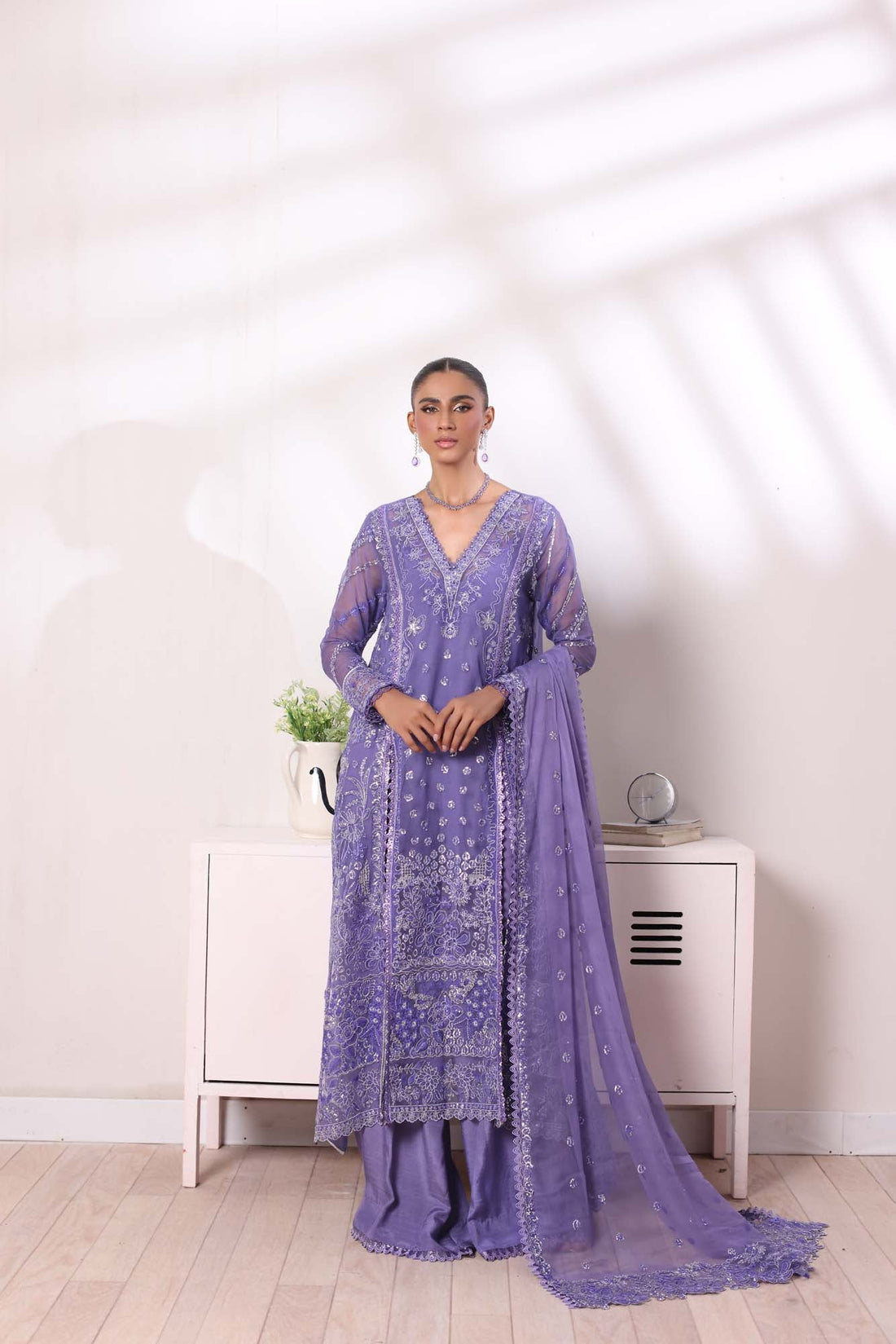 Noor by Saadia Asad | Noor Chiffon De Luxe | D2 by Noor by Saadia Asad - Designer Dress - Type: Formal - Available at Libayah - 100% Original