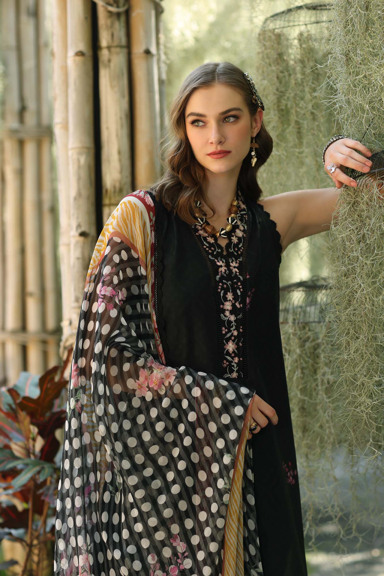 Noor by Saadia Asad | Eid Luxe Printedkari | D10-B by Noor by Saadia Asad - Designer Dress - Type: Ladies Clothes - Available at Libayah - 100% Original