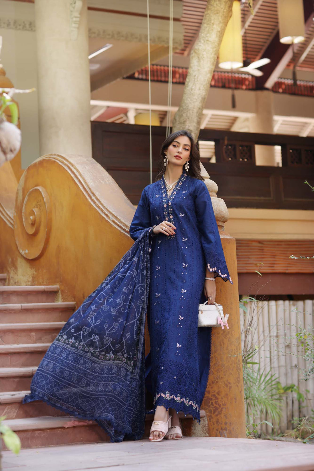 Noor by Saadia Asad | Eid Luxury Laserkari 25 | D5-B by Noor by Saadia Asad - Designer Dress - Type: Ladies Clothes - Available at Libayah - 100% Original