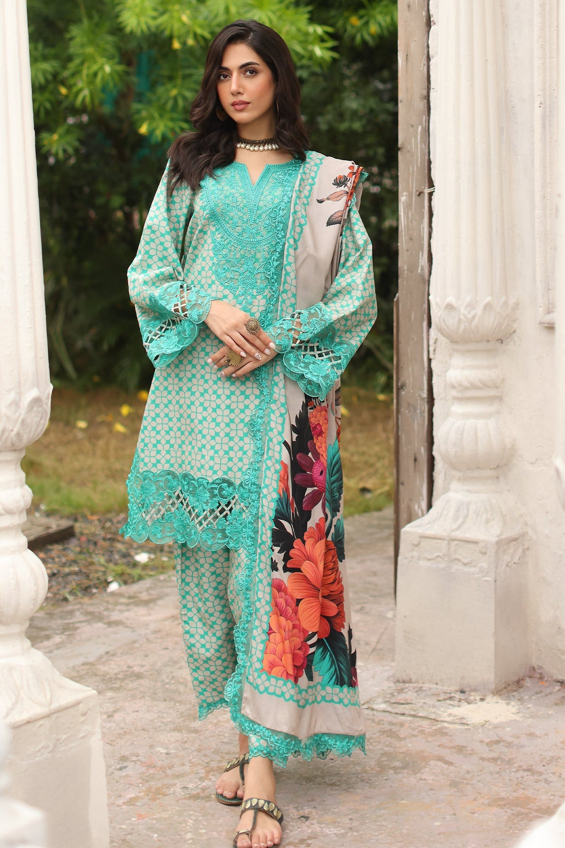 Charizma | Combination Winter Collection | CCW4-18 by Charizma - Designer Dress - Type: Ladies Clothes - Available at Libayah - 100% Original