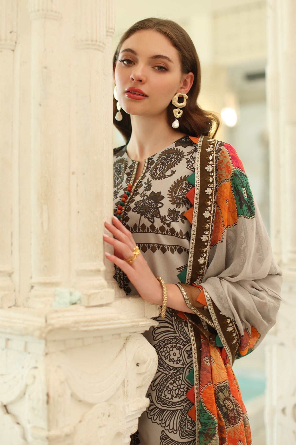 Charizma | Aniq Lawn Collection | AN5-08 by Charizma - Designer Dress - Type: Ladies Clothes - Available at Libayah - 100% Original