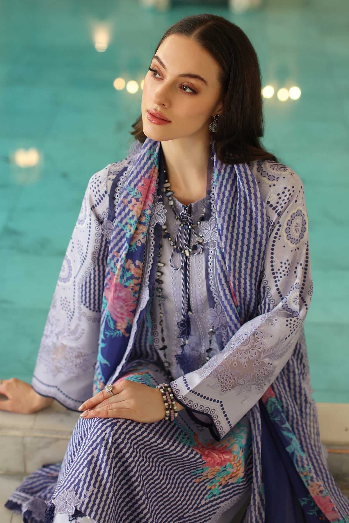 Charizma | Aniq Lawn Collection | AN5-01 by Charizma - Designer Dress - Type: Ladies Clothes - Available at Libayah - 100% Original